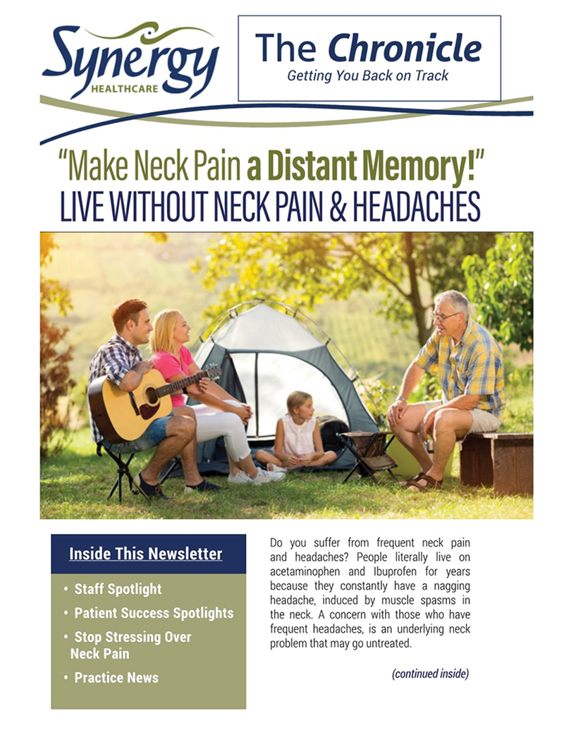 Synergy Healthcare August 2017 newsletter cover