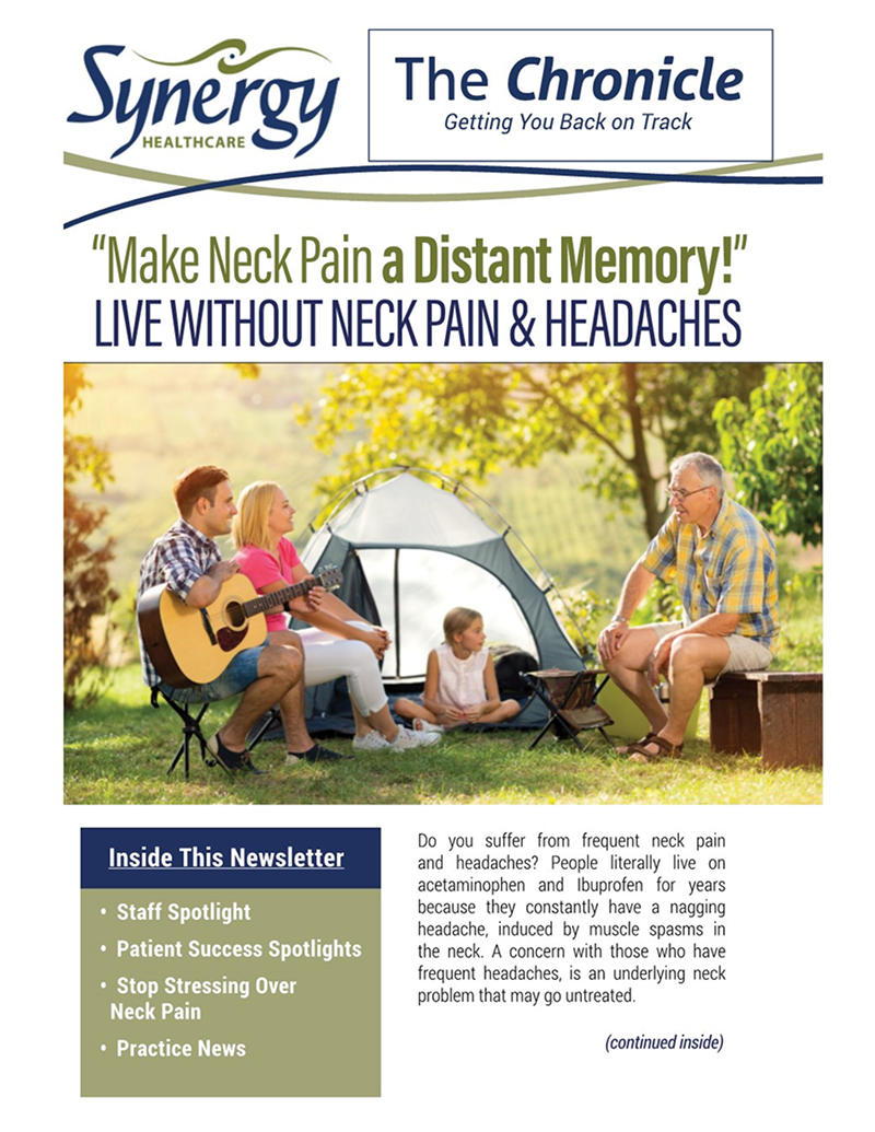 Synergy Healthcare August 2017 newsletter cover