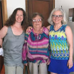 Evelyn (patient) with Nora Grabner, PTA and Shauna Burchett, OT