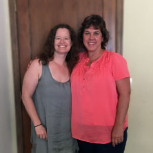Lori (patient) with Shauna Burchett, OTR/L