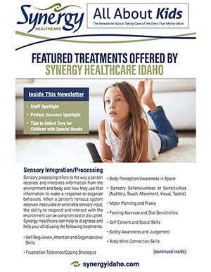 Synergy Healthcare August 2018 newsletter cover